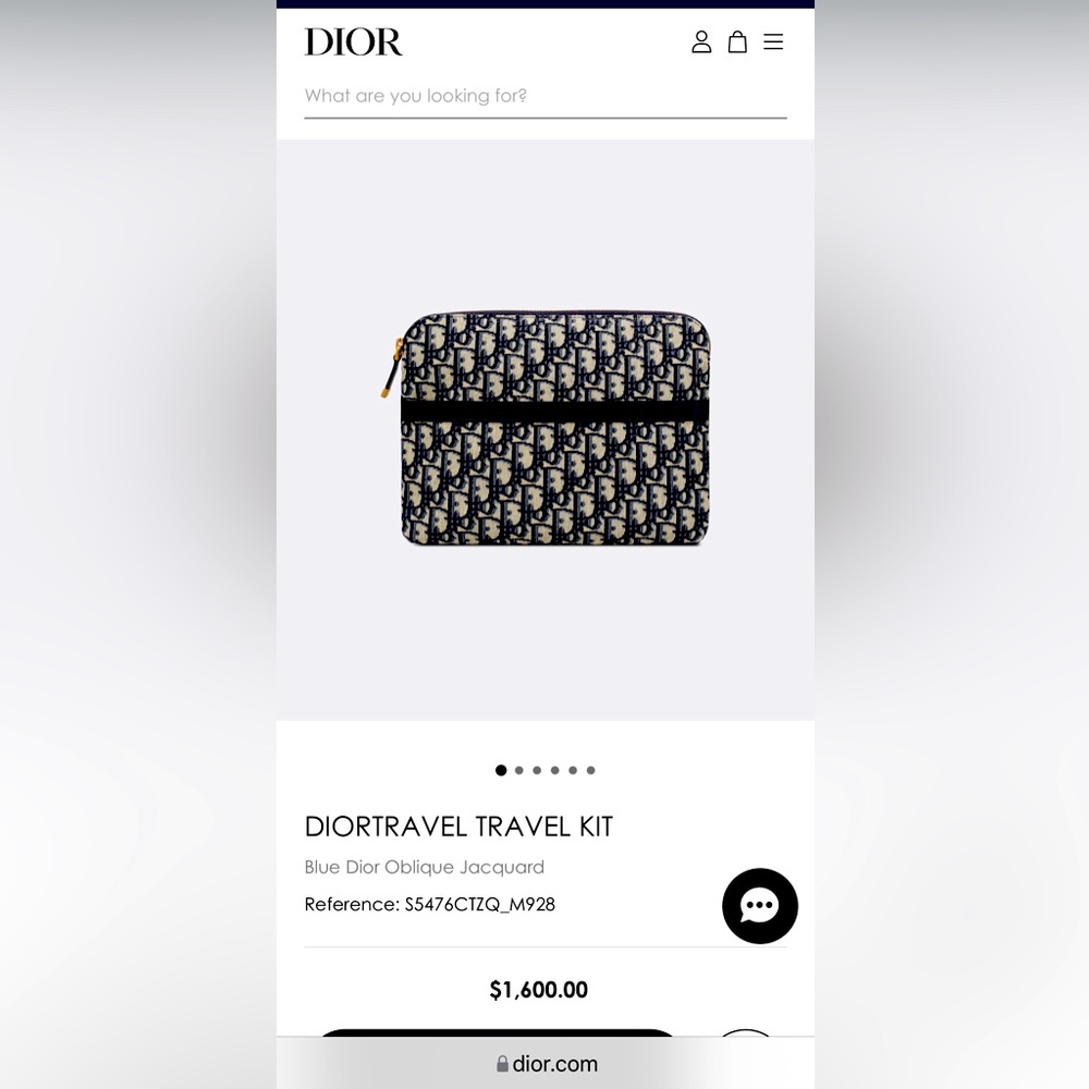 Dior Travel Kit Oblique Jacquard - Picture 13 of 13